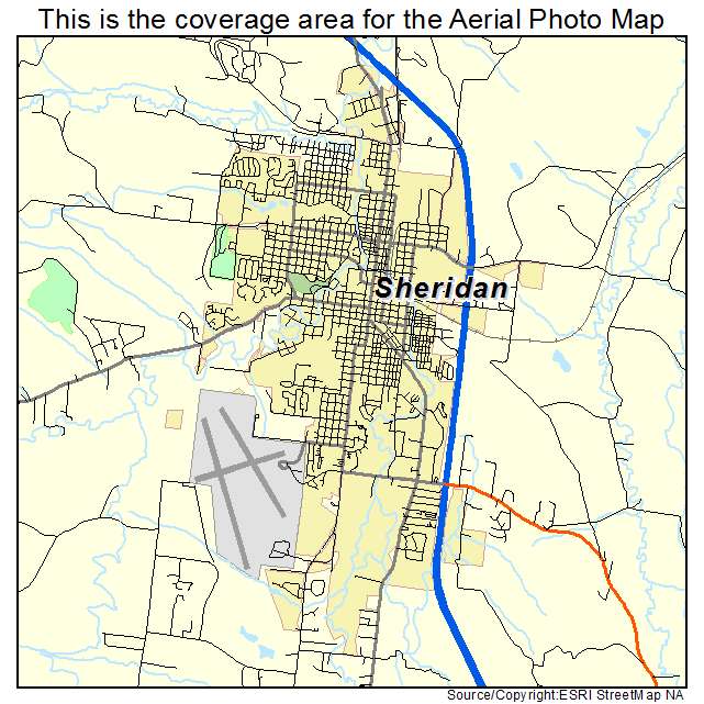 Sheridan, WY location map 