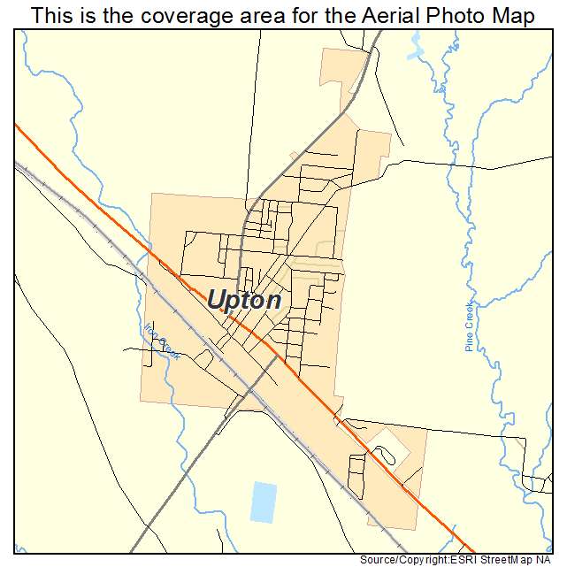 Upton, WY location map 
