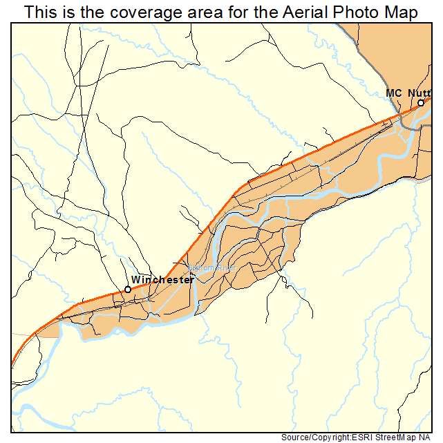 Winchester, WY location map 