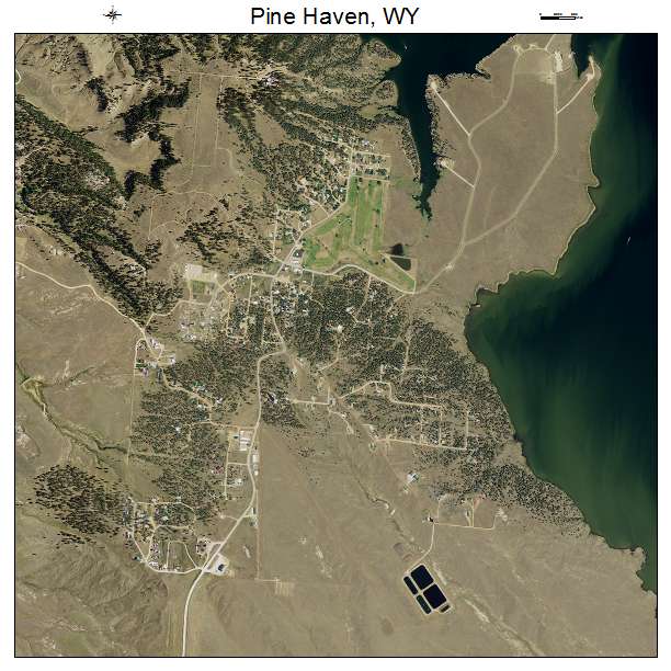 Pine Haven, WY air photo map