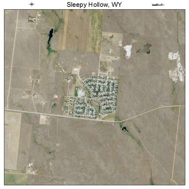 Sleepy Hollow, WY air photo map