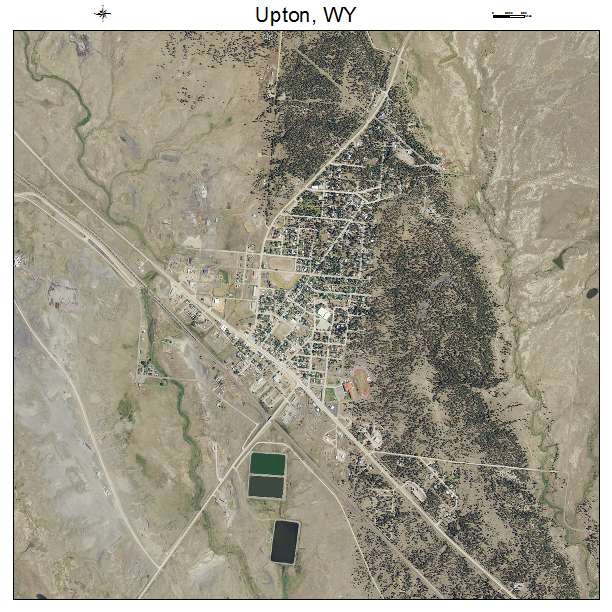 Upton, WY air photo map