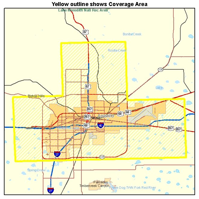 Amarillo TX aerial photography