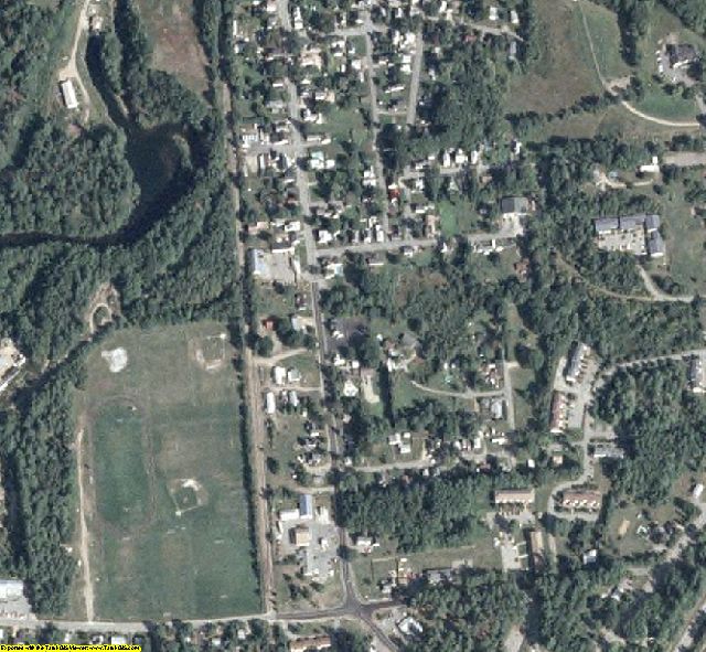 Belknap County, NH aerial photography detail