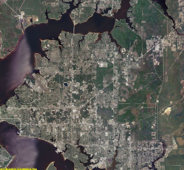 Bay County, Florida aerial photography