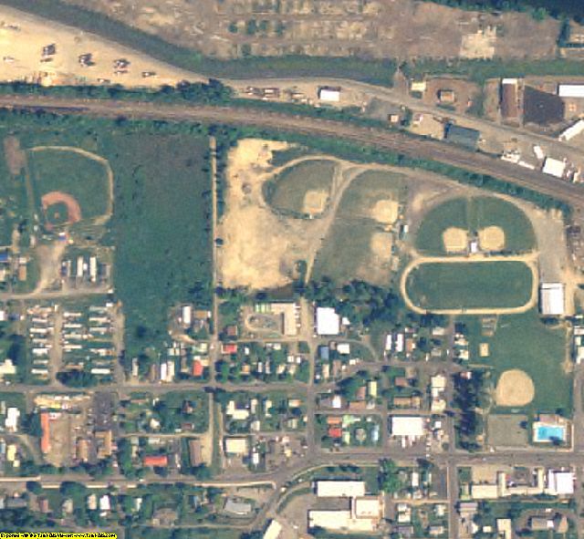 Benewah County, ID aerial photography detail