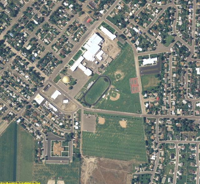 Bingham County, ID aerial photography detail