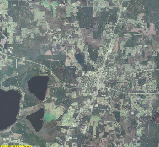 Bradford County, Florida aerial photography