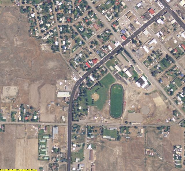 Butte County, ID aerial photography detail