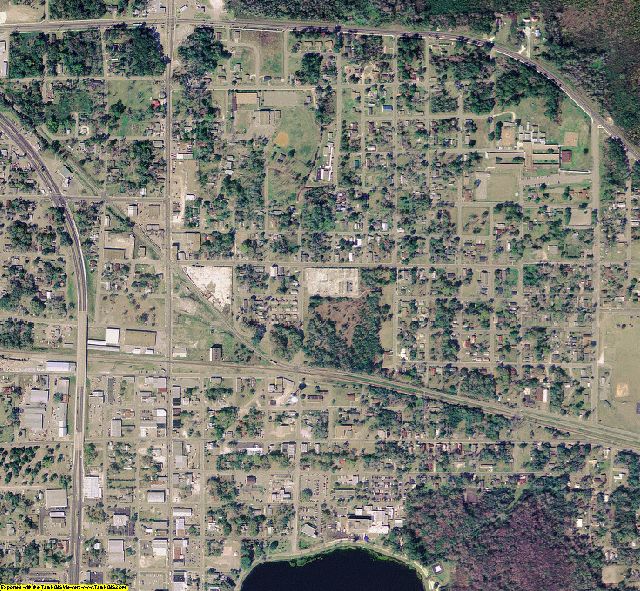 Columbia County, FL aerial photography detail