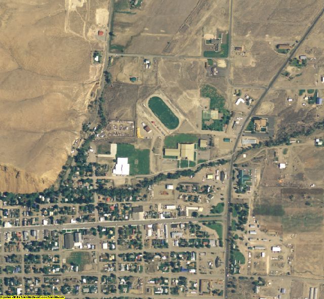 Custer County, ID aerial photography detail