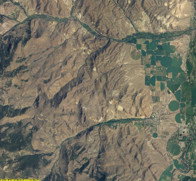 Custer County, Idaho aerial photography