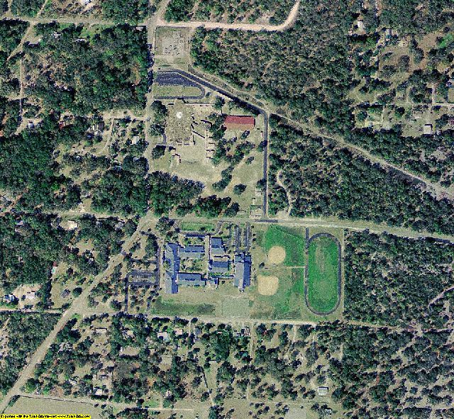 Dixie County, FL aerial photography detail