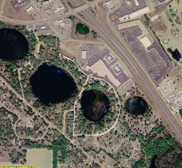 Hamilton County, FL aerial photography detail
