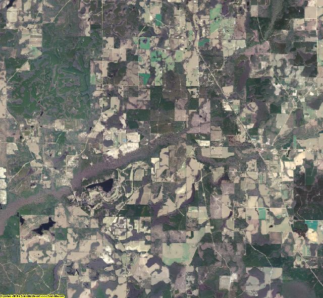 Holmes County, Florida aerial photography