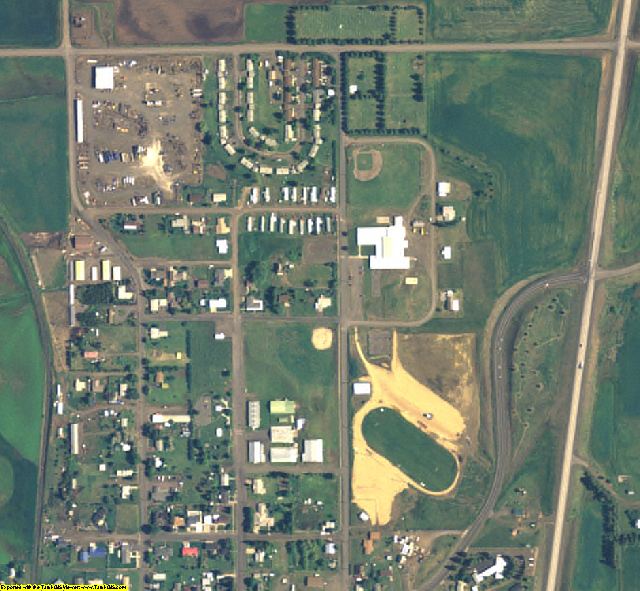 Idaho County, ID aerial photography detail
