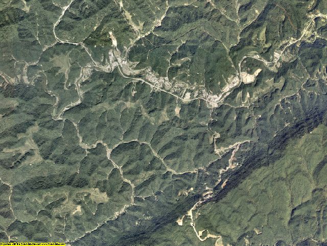 Letcher County, Kentucky aerial photography