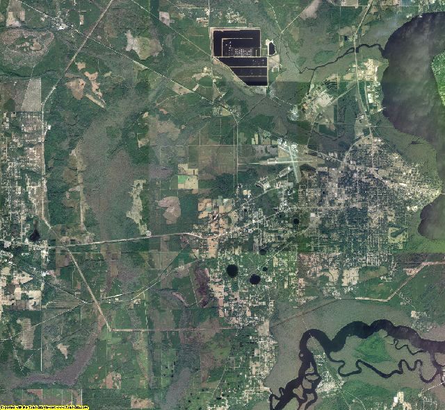 Putnam County, Florida aerial photography