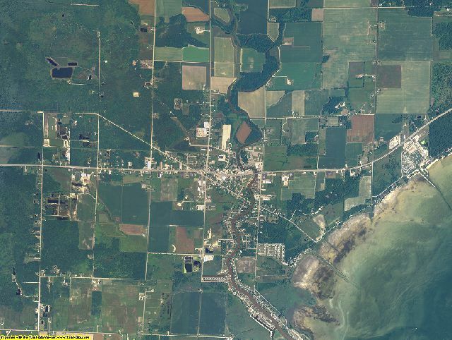 Arenac County, Michigan aerial photography