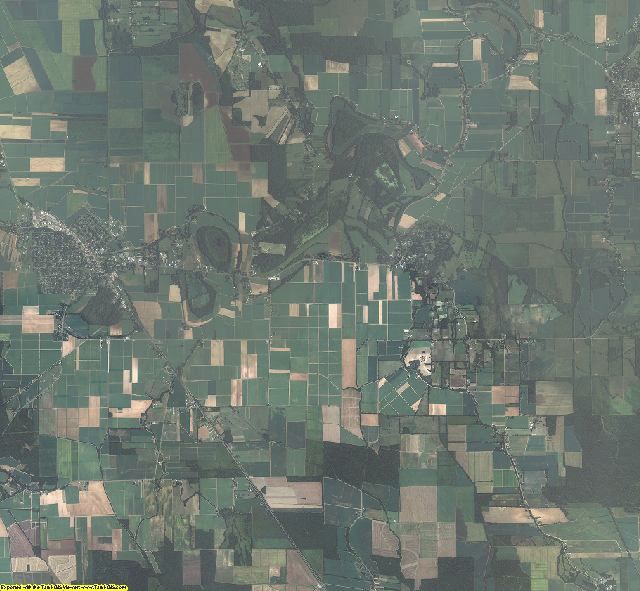 Avoyelles County, Louisiana aerial photography