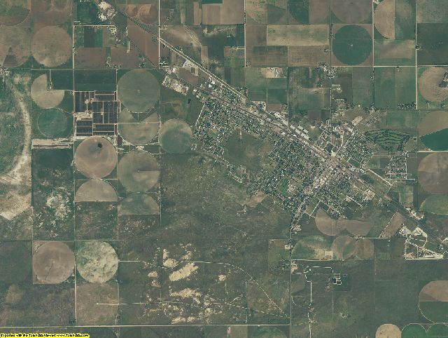 Bailey County, Texas aerial photography