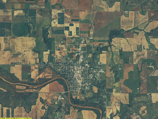 Baylor County, Texas aerial photography