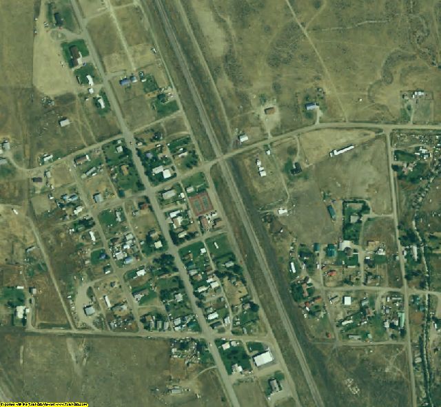 Beaverhead County, MT aerial photography detail