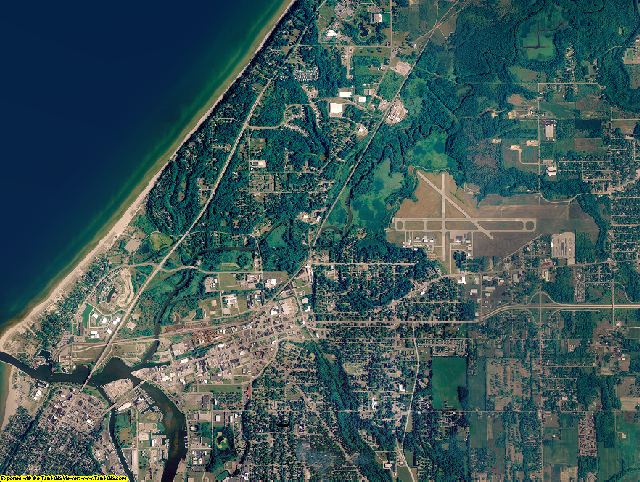 Berrien County, Michigan aerial photography