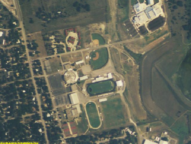 Burnet County, TX aerial photography detail