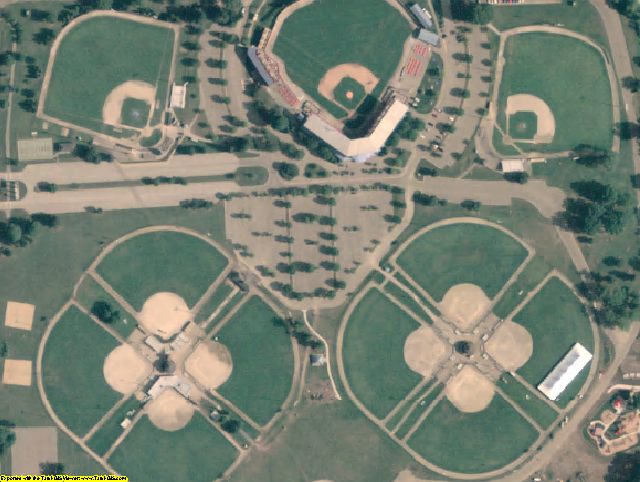 Calhoun County, MI aerial photography detail