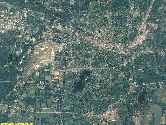 Calhoun County, Michigan aerial photography
