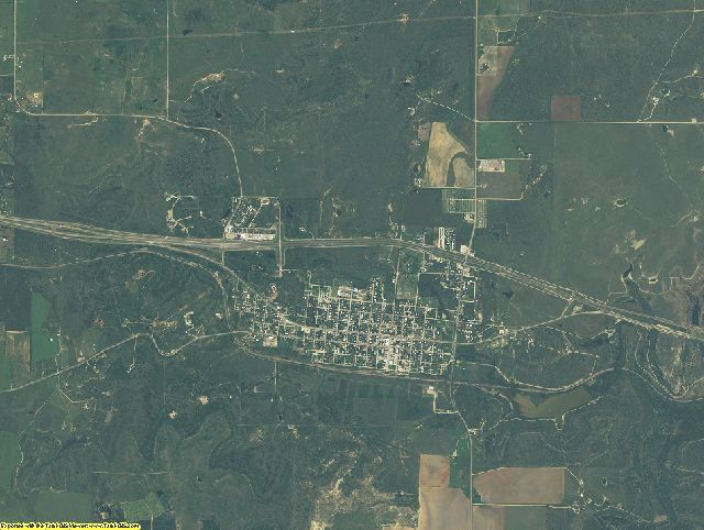 Callahan County, Texas aerial photography