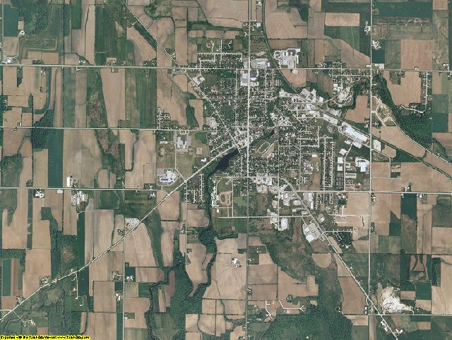 Calumet County, Wisconsin aerial photography