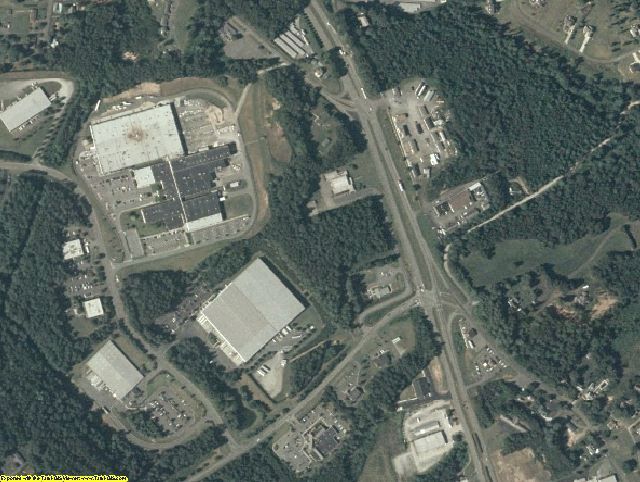 Carroll County, VA aerial photography detail