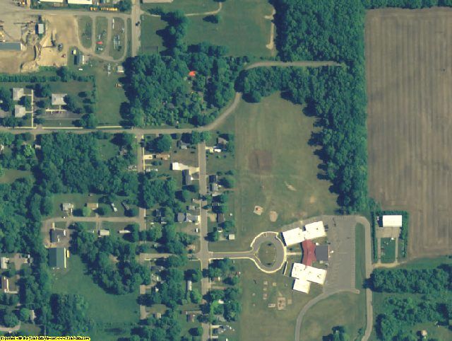 Cass County, MI aerial photography detail