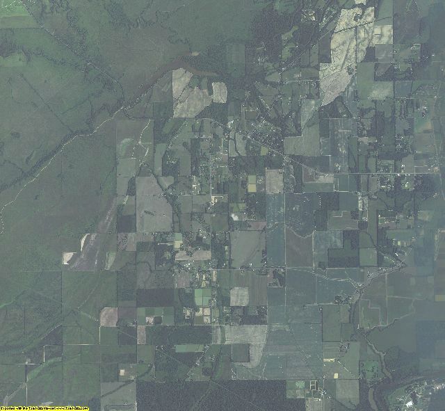 Catahoula County, Louisiana aerial photography