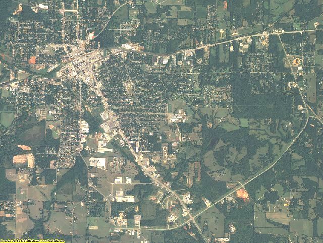 Cherokee County, Texas aerial photography