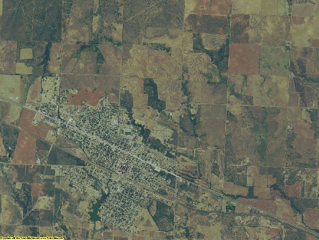 Childress County, Texas aerial photography