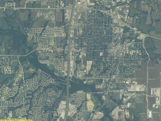 Collin County, Texas aerial photography