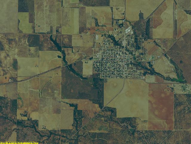 Cottle County, Texas aerial photography