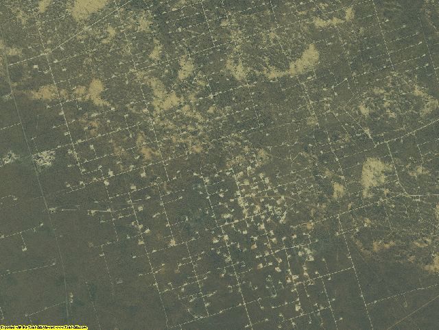 Crane County, Texas aerial photography