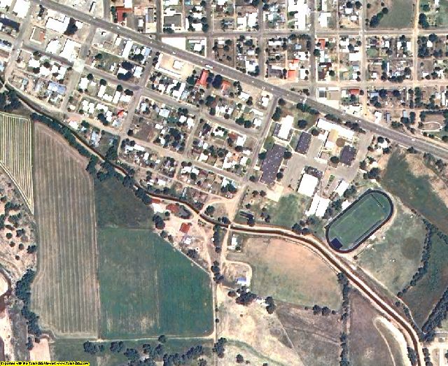 De Baca County, NM aerial photography detail