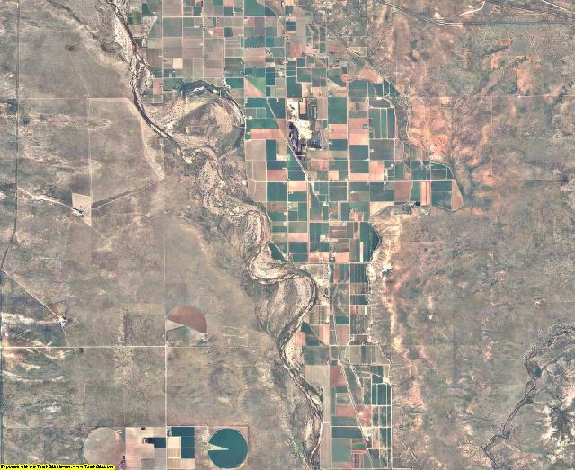 De Baca County, New Mexico aerial photography