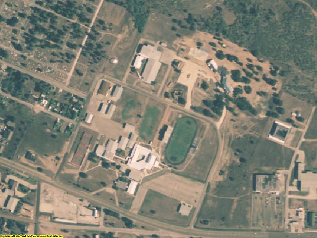 DeWitt County, TX aerial photography detail