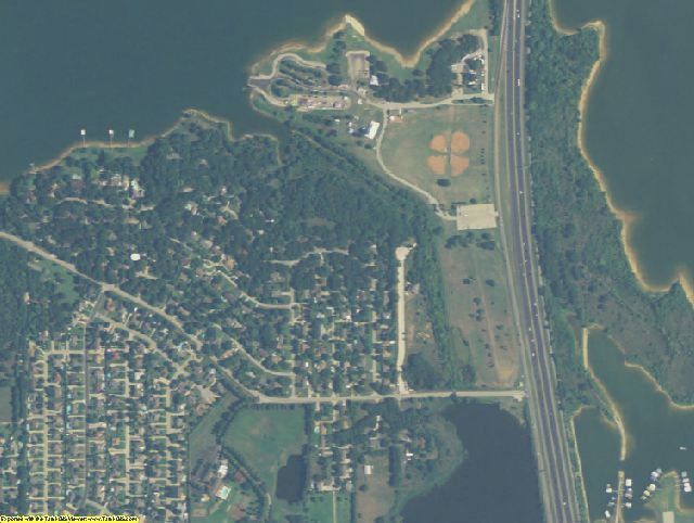 Denton County, TX aerial photography detail