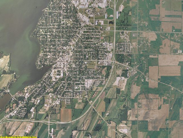 Dodge County, Wisconsin aerial photography