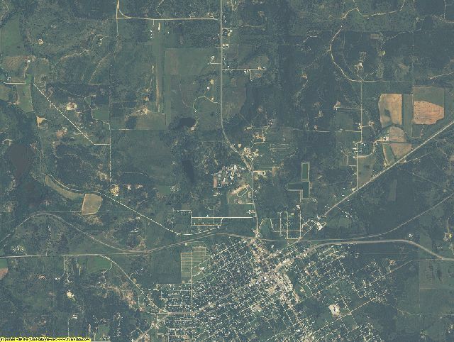 Eastland County, Texas aerial photography
