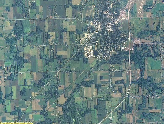 Eaton County, Michigan aerial photography