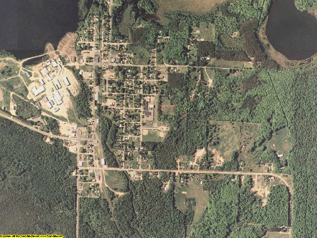 Forest County, Wisconsin aerial photography