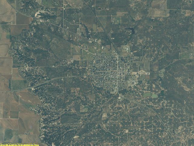 Garza County, Texas aerial photography